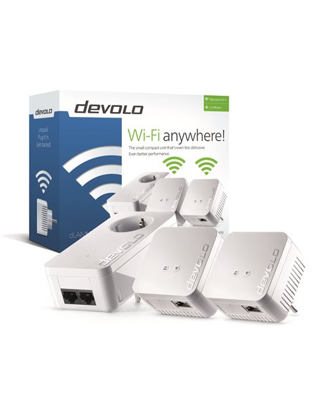 Powerline DLAN 550 wifi network kit