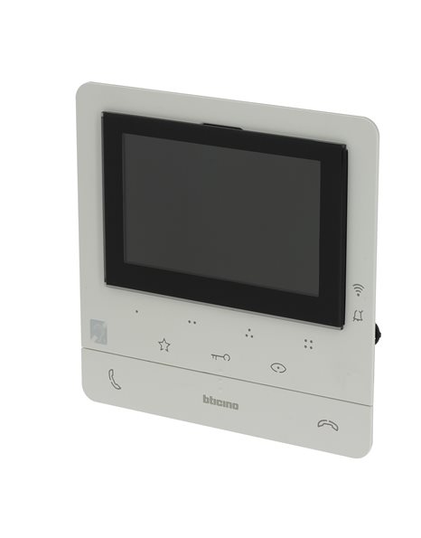 Μόνιτορ θυροτηλεόρασης WiFi χωρίς ακουστικό Εγχρωμο LCD 5'' 2K Λευκό 3Key
