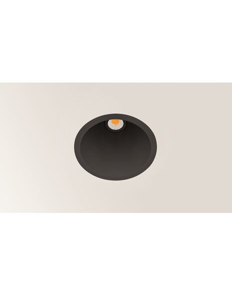Φωτιστικό χωνευτό Spot (M) LED 1X5W 230V IP20 82mm Μαύρο