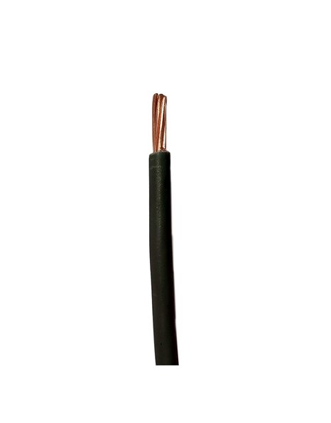 Καλώδιο μονοπολικό NYA H07V-R PVC 6mm² Μαύρο