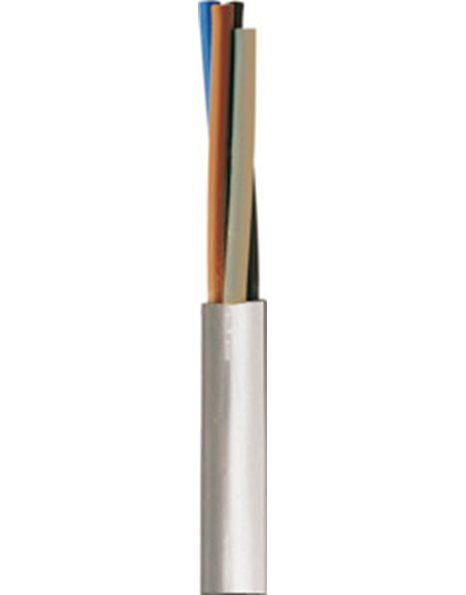 Καλώδιο εύκαμπτο NYMHY H05VV-F PVC 2X1,5mm² Λευκό