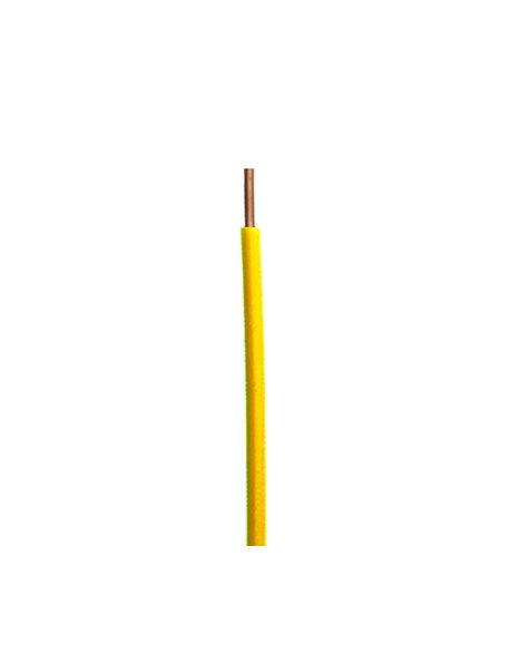 Καλώδιο μονοπολικό Y PVC 0,8mm² Κίτρινο
