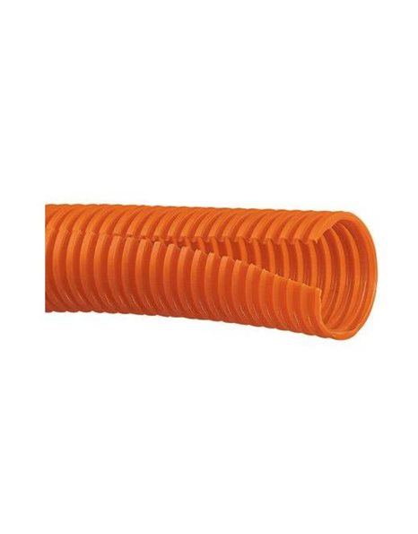Σωλήνας σπιράλ πλαστικός προστασίας με σχισμή Φ9,7 30,5m πορτοκαλί