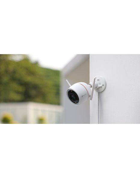 Κάμερα CCTV Τοίχου/οροφής Έγχρωμη 2K WiFi Λευκό