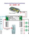 LED Controller 12-24VDC 250W RF